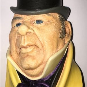 Vintage Bosson Chalkware Head; "Mr. Micawber”
